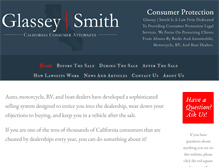 Tablet Screenshot of californiaconsumerattorneys.com